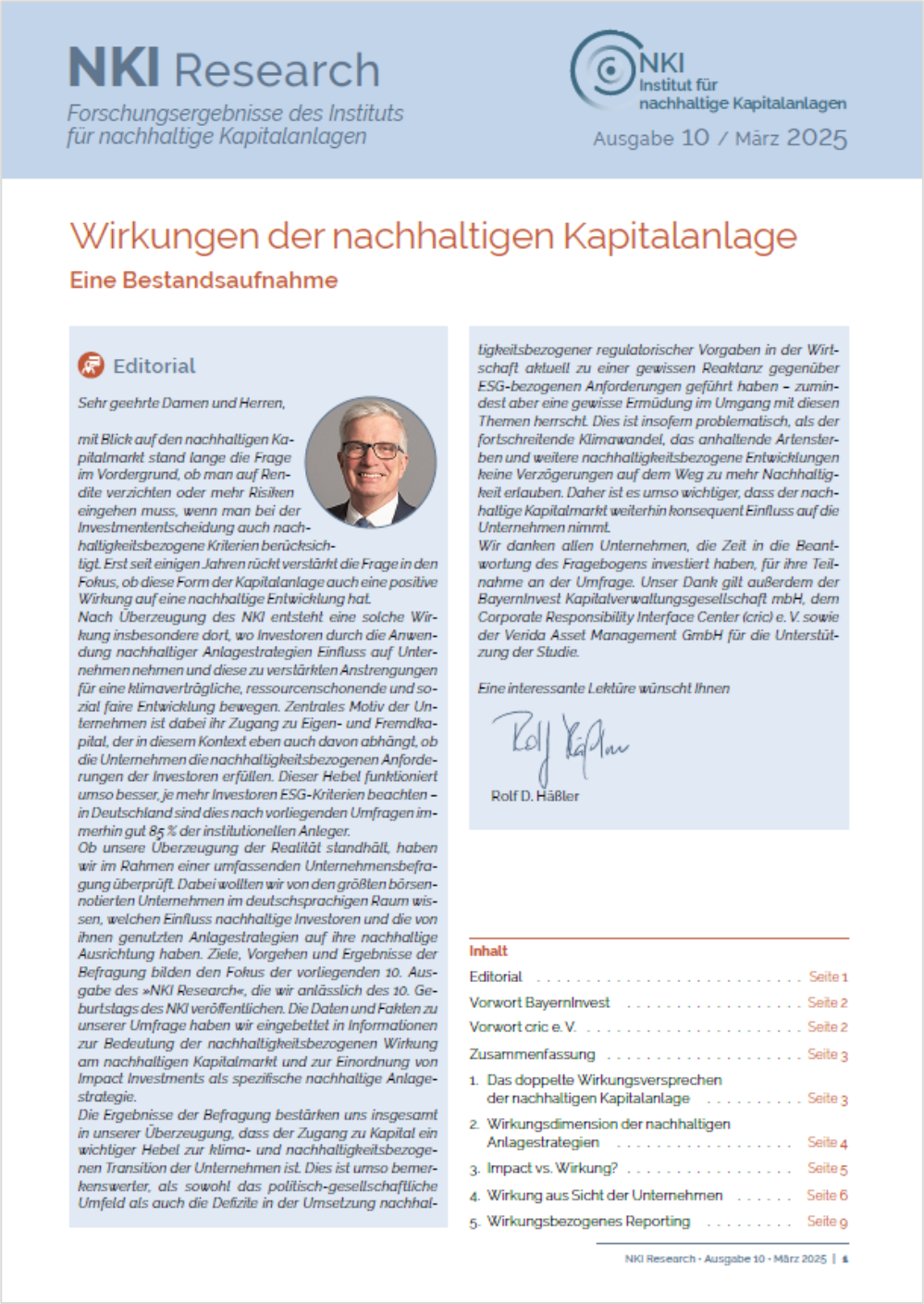 NKI Research Ausgabe 10 Wirkungen 03 2025